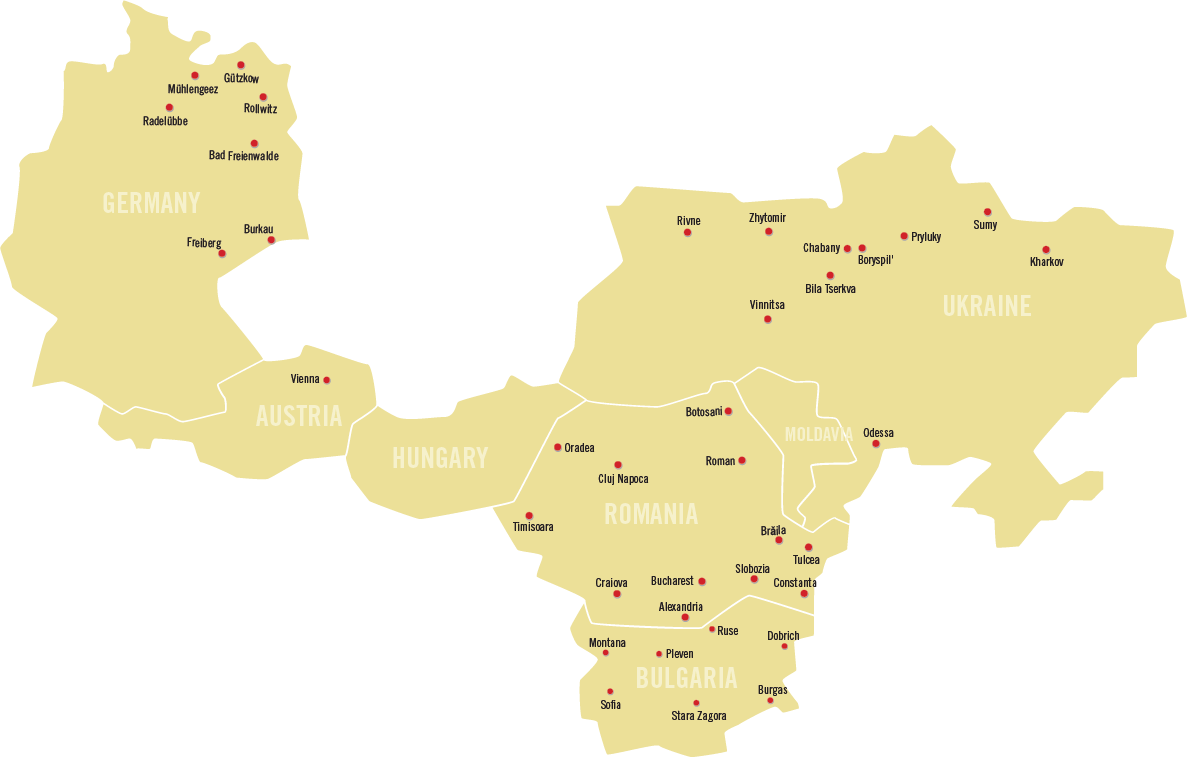 Titan Machinery International Locations Map