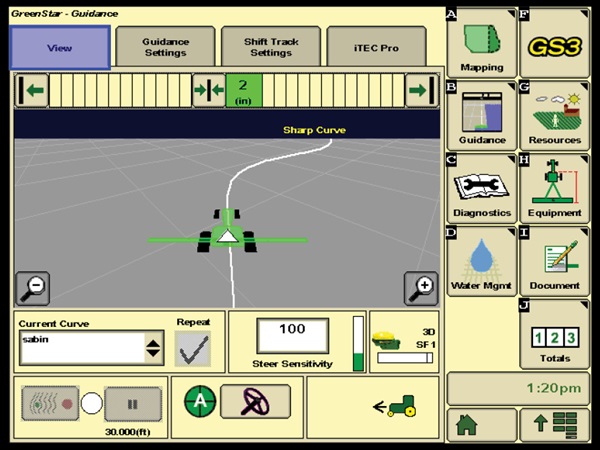 John Deere AutoTrac Guidance System John Deere AutoTrac Guidance System