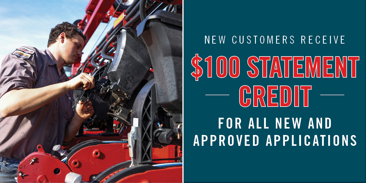New Customers Receive $100 Statement Credit