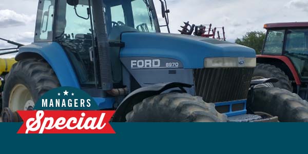 1994 Ford 8970 Tractor E00016324 1994 Ford 8970 2WD Tractor E00016324