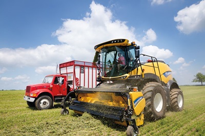 New Holland FR920 Forage Harvester in Field